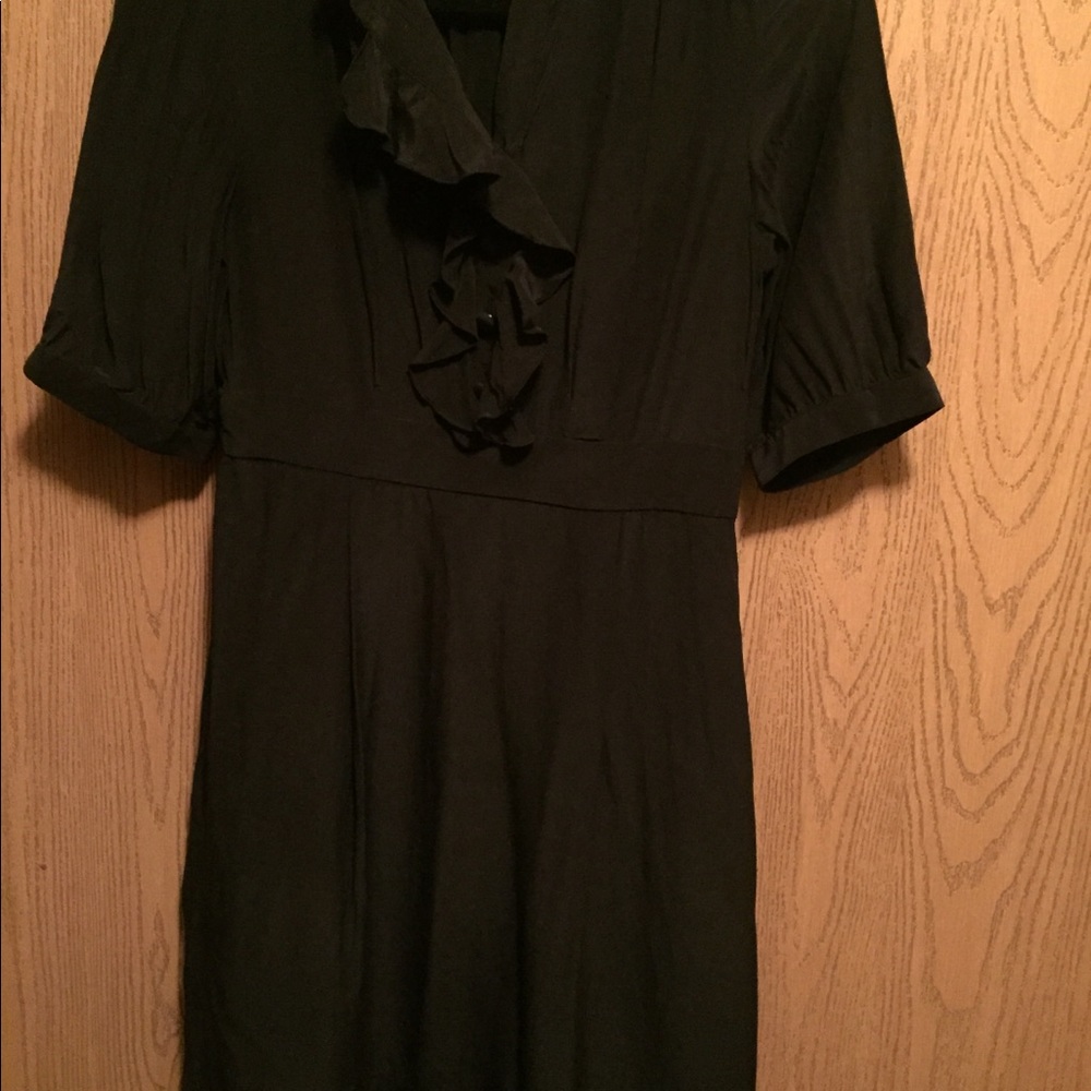 Silk black Banana Republic dress